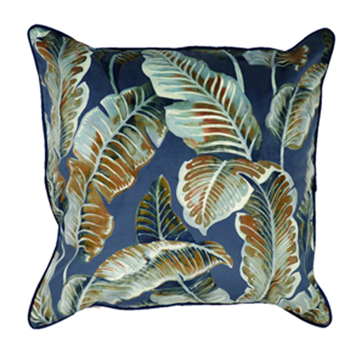Nicobar, Indigo - (60cm x 60cm) Cushion - Image 3